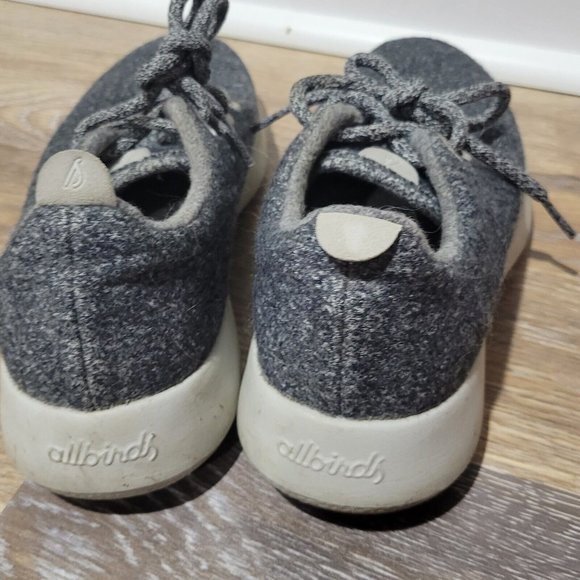Allbirds Wool Runners Gray Athletic Shoes Womens Size 8 - Picture 3 of 6